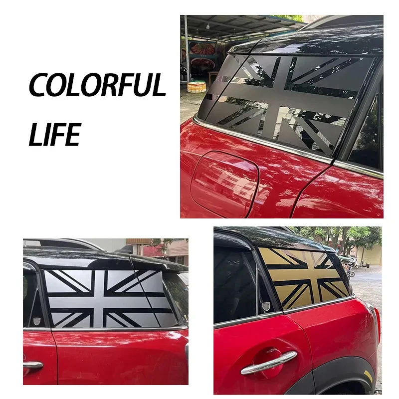 

Виниловая наклейка на окно автомобиля Union Jack для MINI Cooper F56 R60 R56 F56 F55 F57 F60 F54 Clubman, внешнее украшение