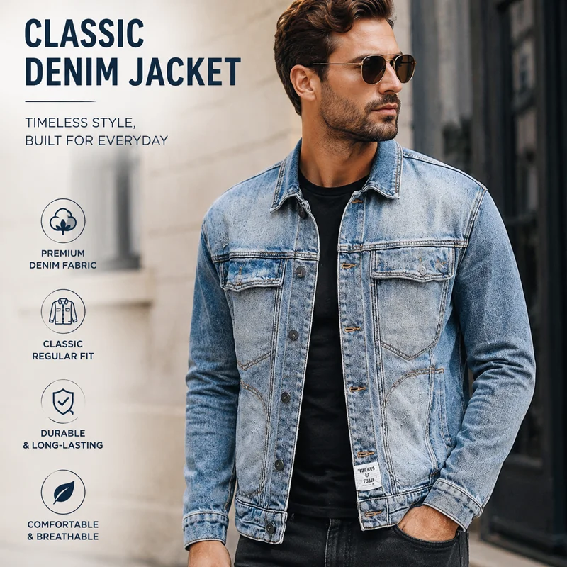Spring Autumn Men's Denim Jackets Fashion Man Retro Streetwear Jeans Jackets Outdoor Classic Men Washed Windbreaker Cowboy Coats