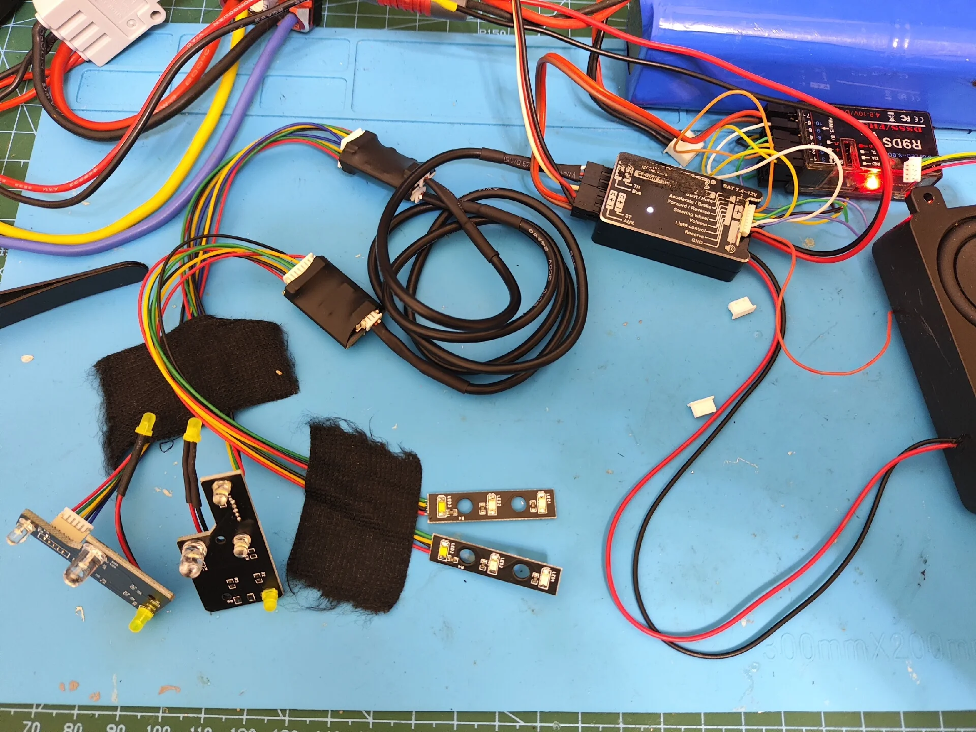 

LED Light Set PCB Board Light for 1/14 Tamiya RC Dump Truck Exclusively Iveco Dedicated Body Shell Toys Car Parts