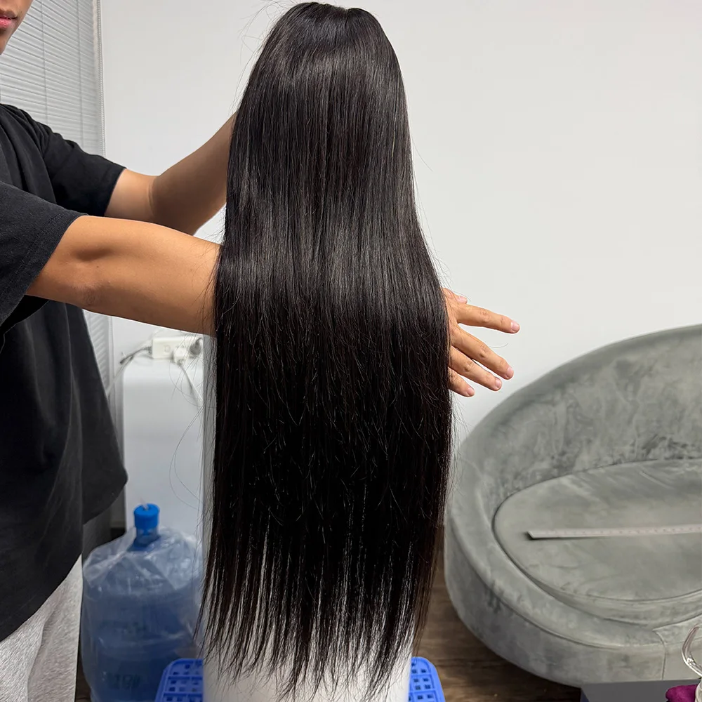 16A Hair 5X5 HD Lace Closure Straight Human Hair Wig 280% Density 24-34 inch Lace Frontal 100% Human Hair Wigs