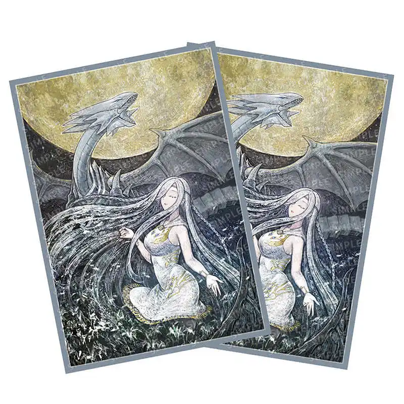 50 STUKS Holografische Anime Kaarthoezen 63mm x 90mm Top Loading Innerlijke Trading Card Sleeves voor YGO Japanse Grootte Kaartbeschermer