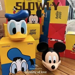 Cartoon Mickey Mouse Kind PVC Spartopf Action figur Mickey Donald Ente Modell Puppe Münze Sparschwein Anime Ornamente ändern Glas