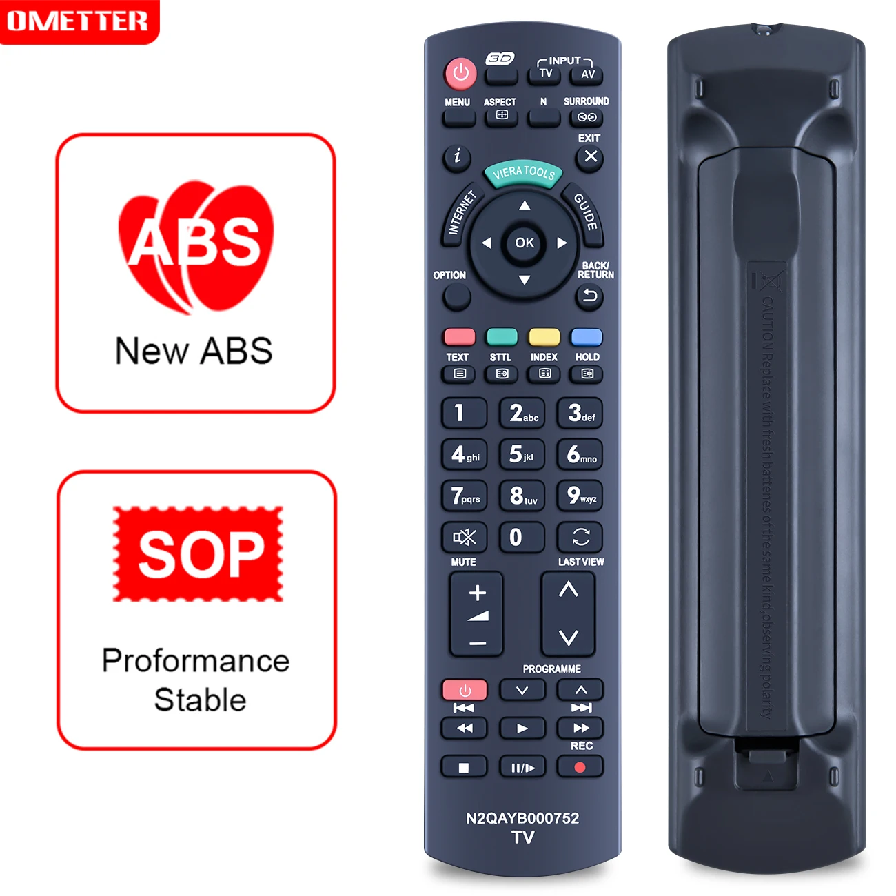 

ACCOONA New REMOTE CONTROL For PANASONIC TV N2QAYB000752 REPLACEMENT 3D VIERA INTERNET SMART TV