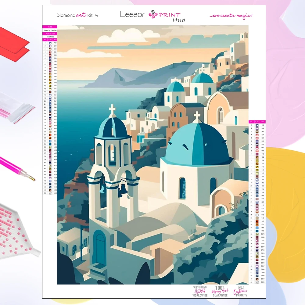 Pixel art pintura diamante para decoração, imagem de mosaico, cidade paisagem bordado, strass kits ponto cruz, adesivo de parede