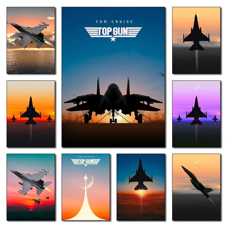 Military Air Force Jet Fighter Canvas Painting HD Print Modern Wall Art Pictures for Living Room Home Decoration Posters