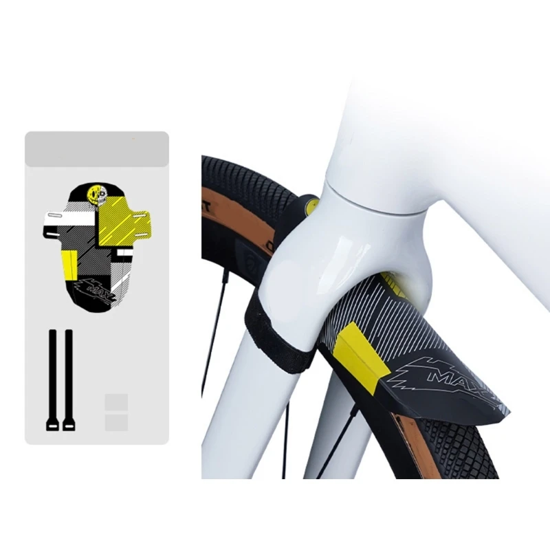 Portability Road Mountain Bike Mud Guards Extended Coverage Bike Mudguards