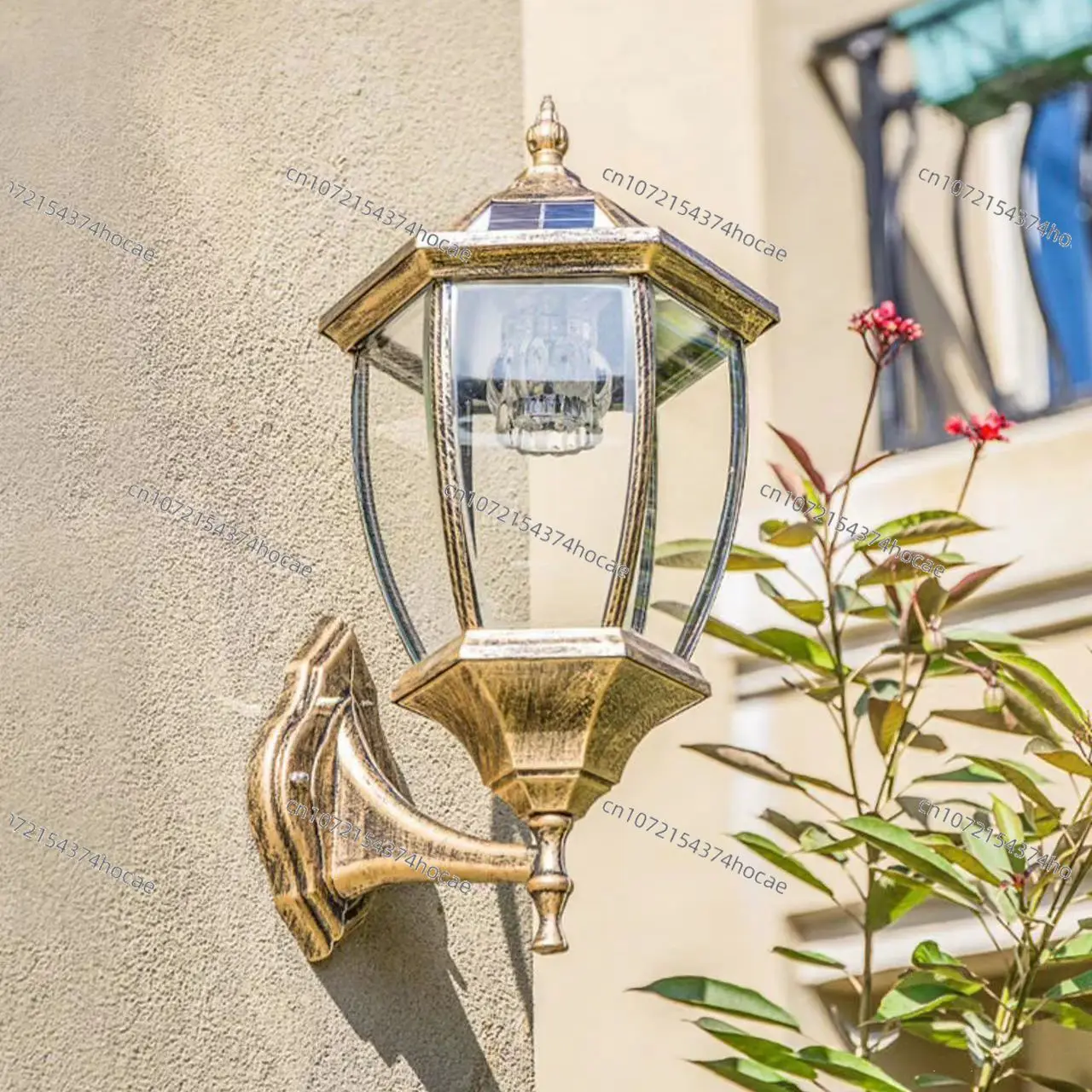 

Outdoor waterproof solar wall lamp, new exterior door decoration