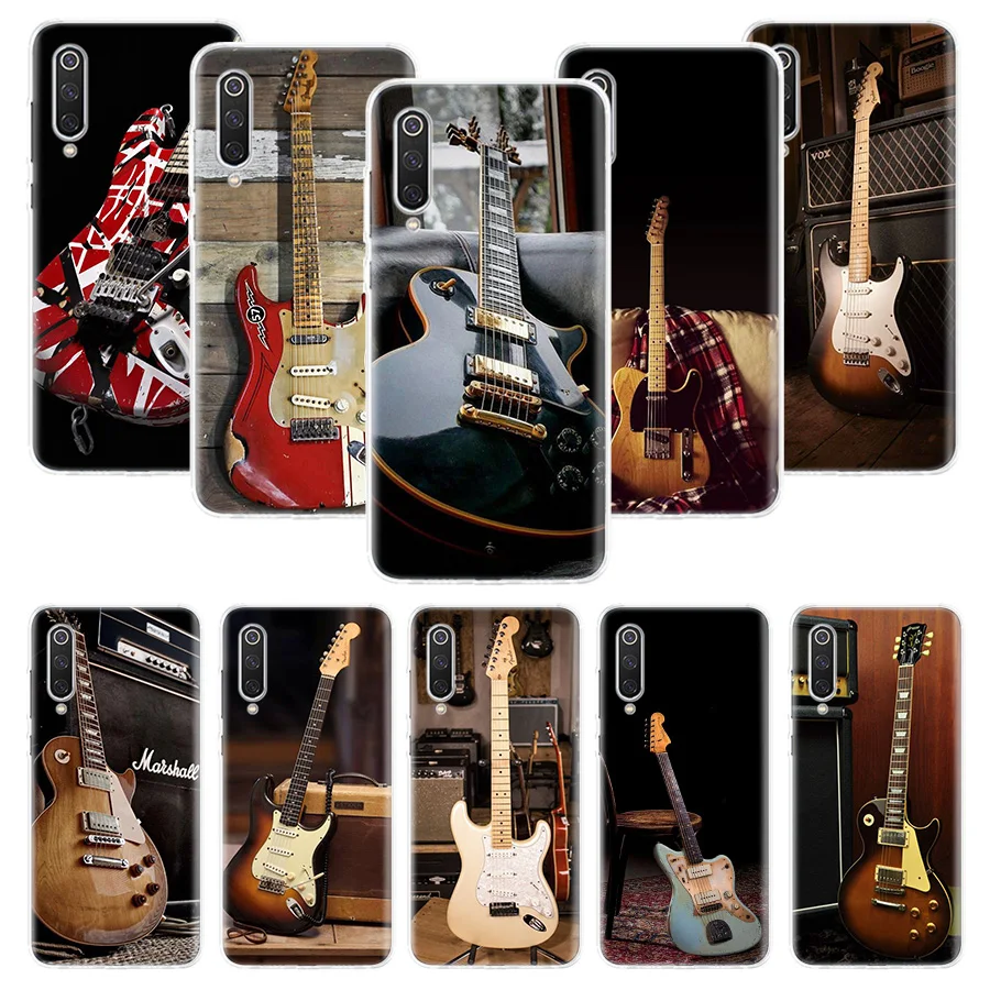 Music score Musical violin guitar Phone Case For Xiaomi Redmi Note 13 14 15 Pro Plus 12S 12 14S 11S 11E 10 10S 11 11T 5G 4G Cove