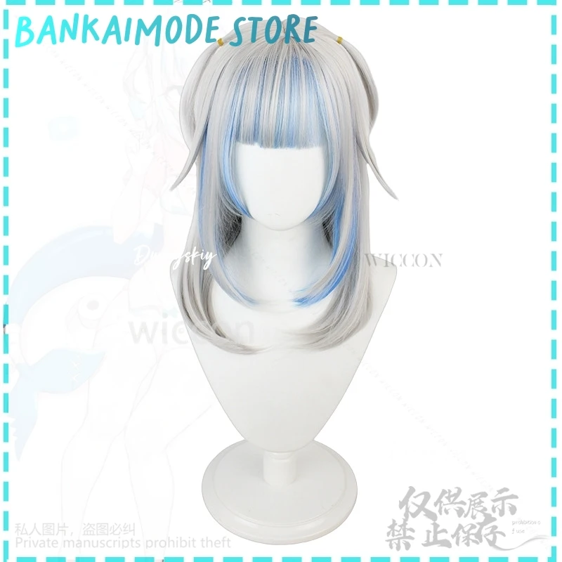 Gawr Gura Cosplay Anime Vtuber Youtuber Costume Pink Top PU Leather Jumpsuit Sexy Lingerie Nurse Uniform Furry Tail Halloween