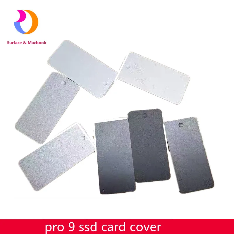 For Microsoft Surface Pro 7+ Pro8 Pro9 SSD Card Cover 1960 1983 2038 Silver Black