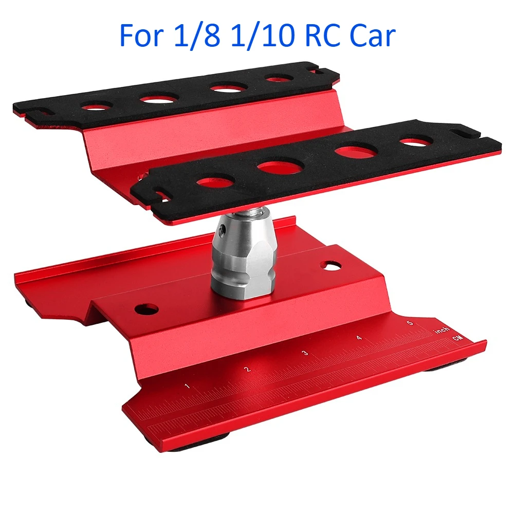 RC Auto's Gereedschap Verhogingswerkstandaard Montageplatform 360 Graden Draaibaar Reparatiestation voor 1/8 1/10 1/18 1/24 Buggy Crawler Auto