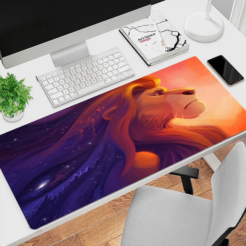 Cartoon Anime Mouse Pad Home Laptop Kawaii Gaming Accessories Keyboard Mousepad PC The Lion King Gamer Cabinet Desk Mat Carpet