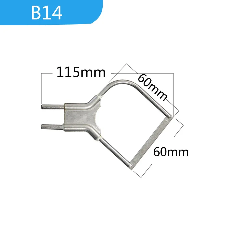 F Shaped Rope Webbing Cutter Blade Electric Heat Knife Fabric Curtain Blade Nickel-Chromium Alloy Blades for Hot Knife Blade