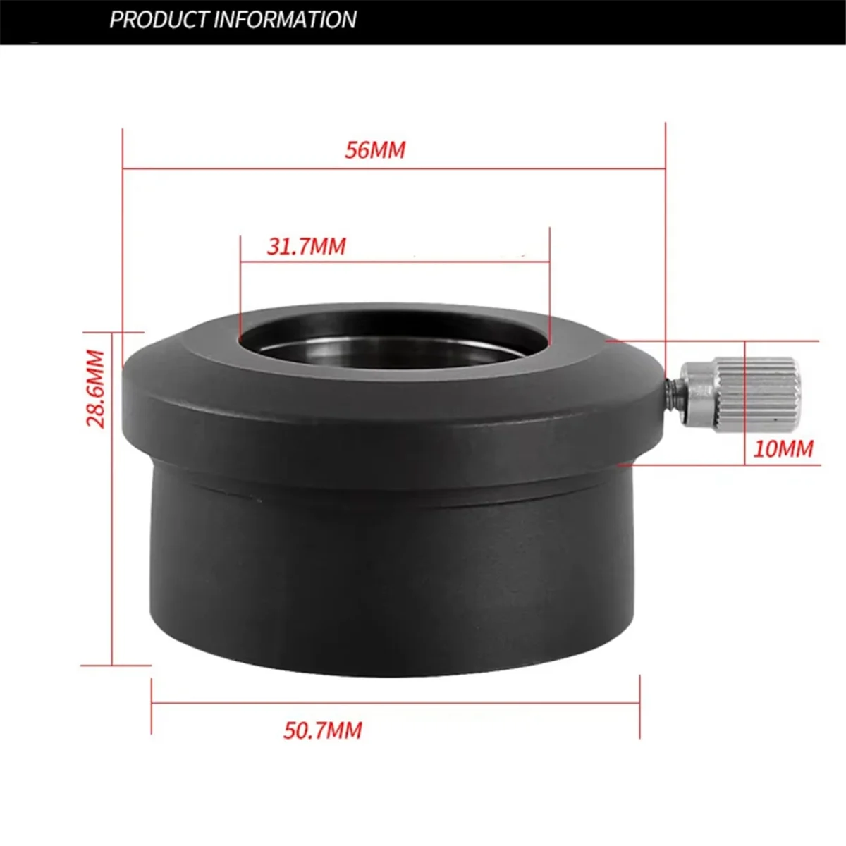AB52 New M48 2 Inch to 1.25 Inch Eyepiece Sleeve Eyepiece Transfer Ring Astronomical Telescope Accessories for Etal