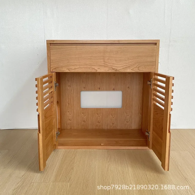 Cat House Dog House Pet Villa Cabinet Cat Space Capsule Solid Wood Cherry Red Oak Ash Wood