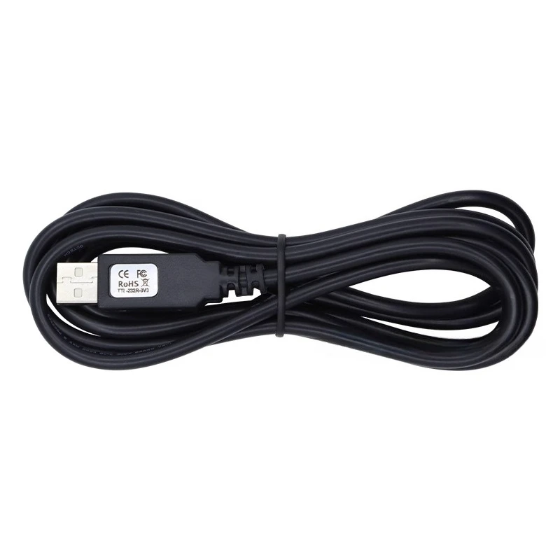 TTL-232R-3V3/5V/3V3-AJ/5V-AJ/RPI/5V-WE/3V3-WE كابل USB-موصل صف واحد في الخط مع شريحة FT232RQ USB إلى محول مسلسل TTL