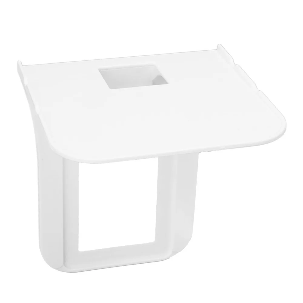 Portable ABS Wall Mounted Outlet Shelf White Multi Function Charging Station Stand Outlet Cover Shelf Home