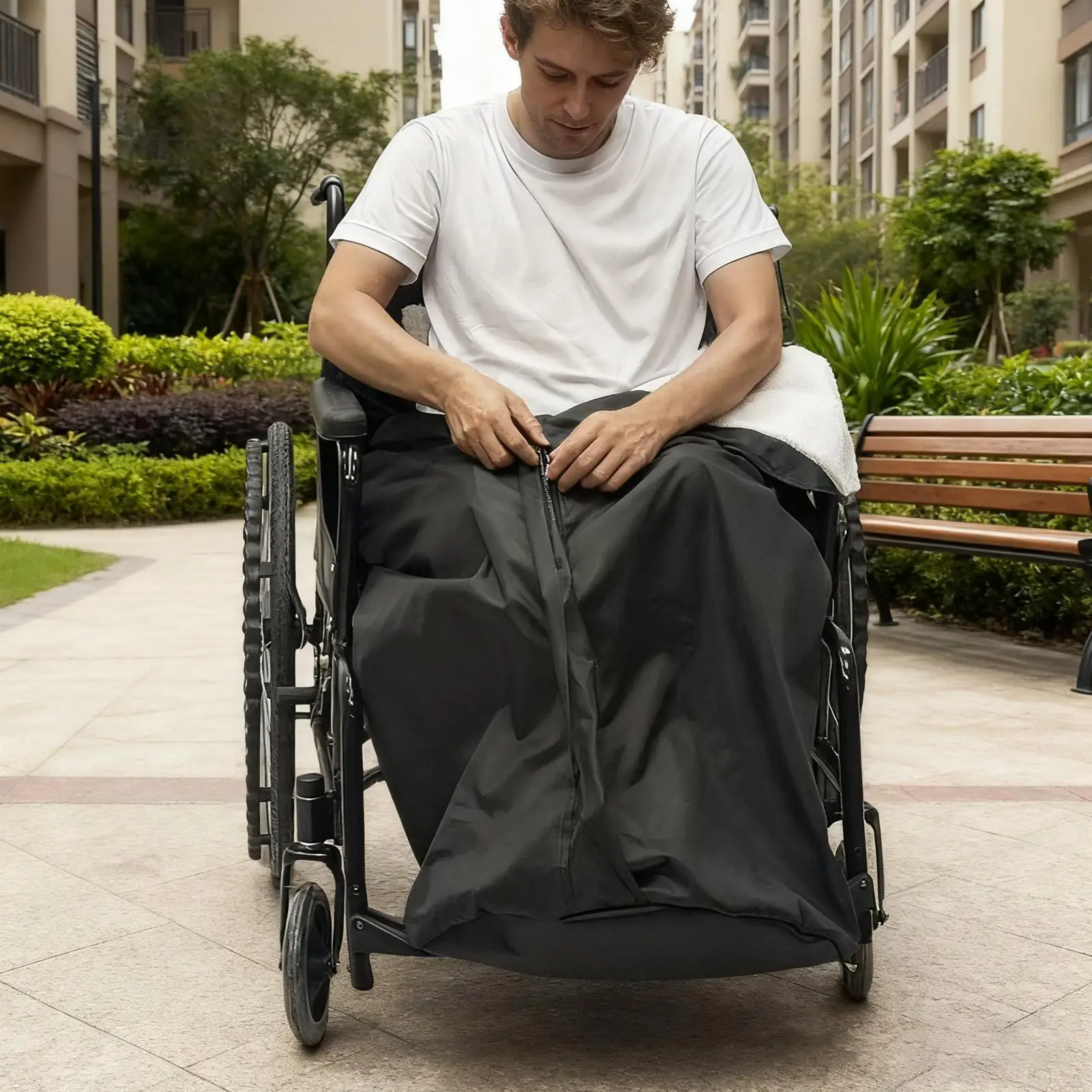 Wheelchair Blanket Windproof Waterproof Foot Leg Recliner Cover Wheelchair Warm Covers For Women Men Senior Elderly Adults