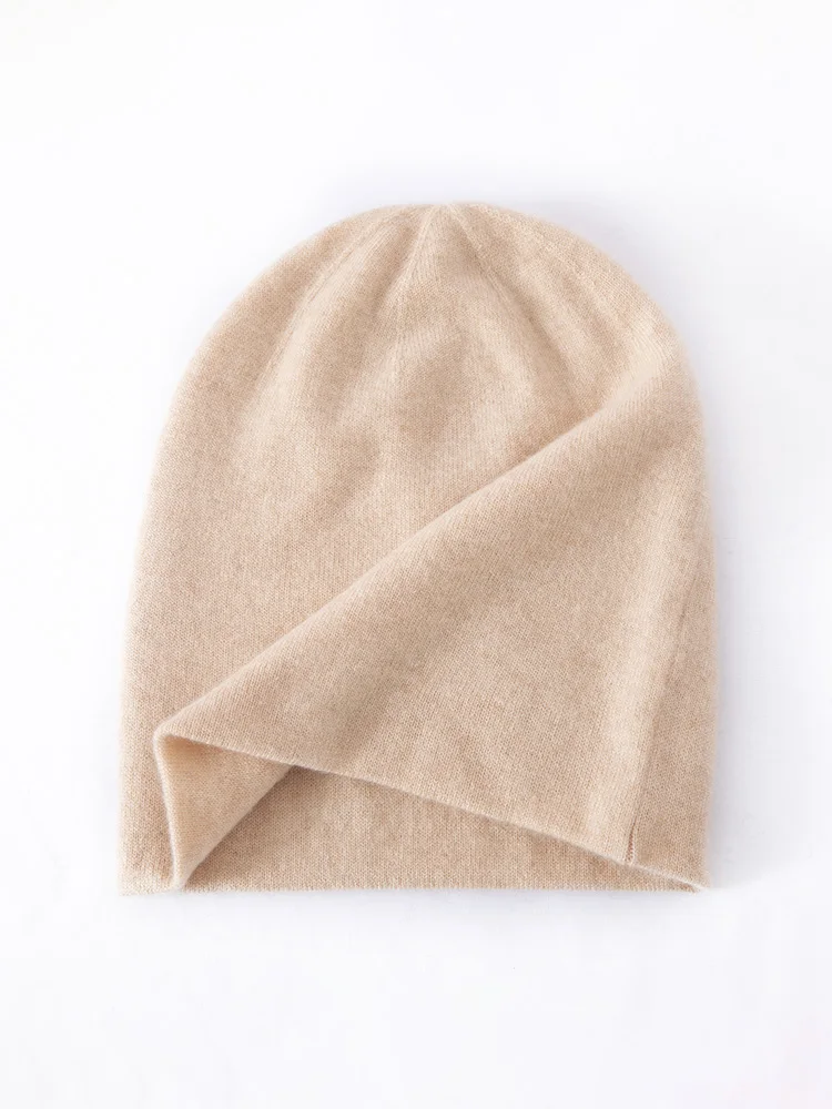 

Женская шикарная шапка TLOML из 100% кашемира: теплая, мягкая, повседневная, осенне-зимняя, простой стиль, высокое качество