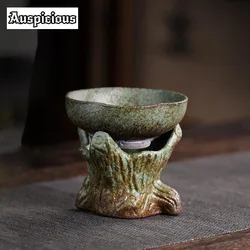 Japanese Coarse Pottery Retro Tea Infusor Boutique Stoneware Tea Strainer Household Tea Maker Tea Filter Teaware Decoration