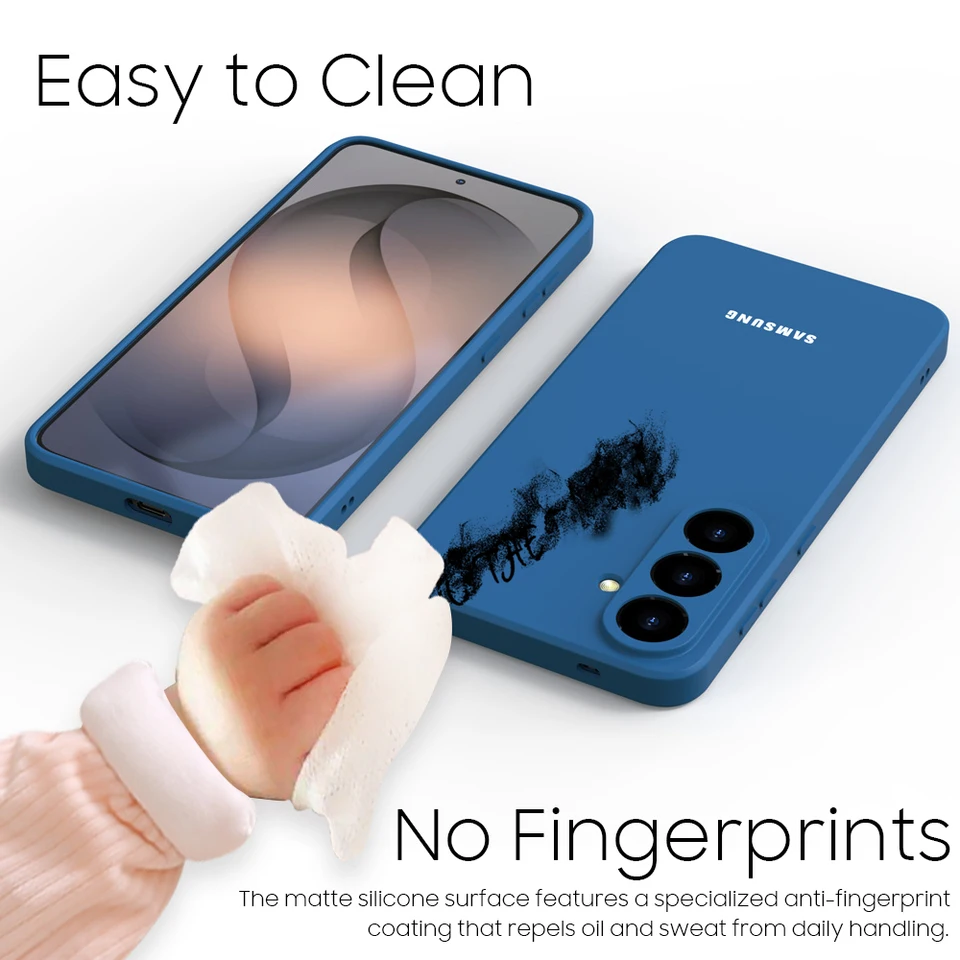 Funda de silicona líquida para Samsung Galaxy S26 S25 S24 S23 Ultra Plus FE A57 A37 A17 A56 A36 A16 A55 A35 A15 3