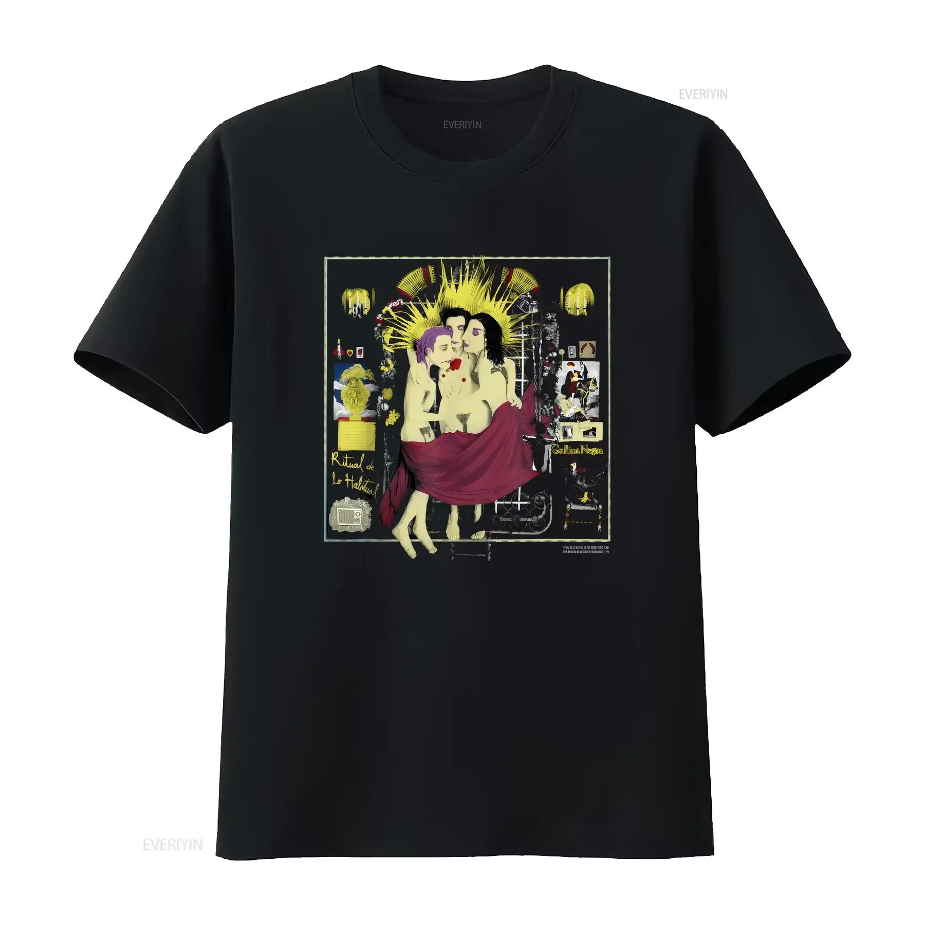 Vintage JANE S ADDICTION 1990 T SHIRT Black Reprint AN39024 Washed Comfortable homme Top For Everyday Wear Breathable vintage