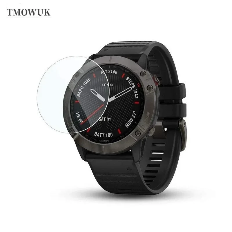 For Garmin Fenix 6 6S 6X Pro Silver Screen Protector Soft TPU Hydrogel Film HD Clear Anti-scratch Watch Protective