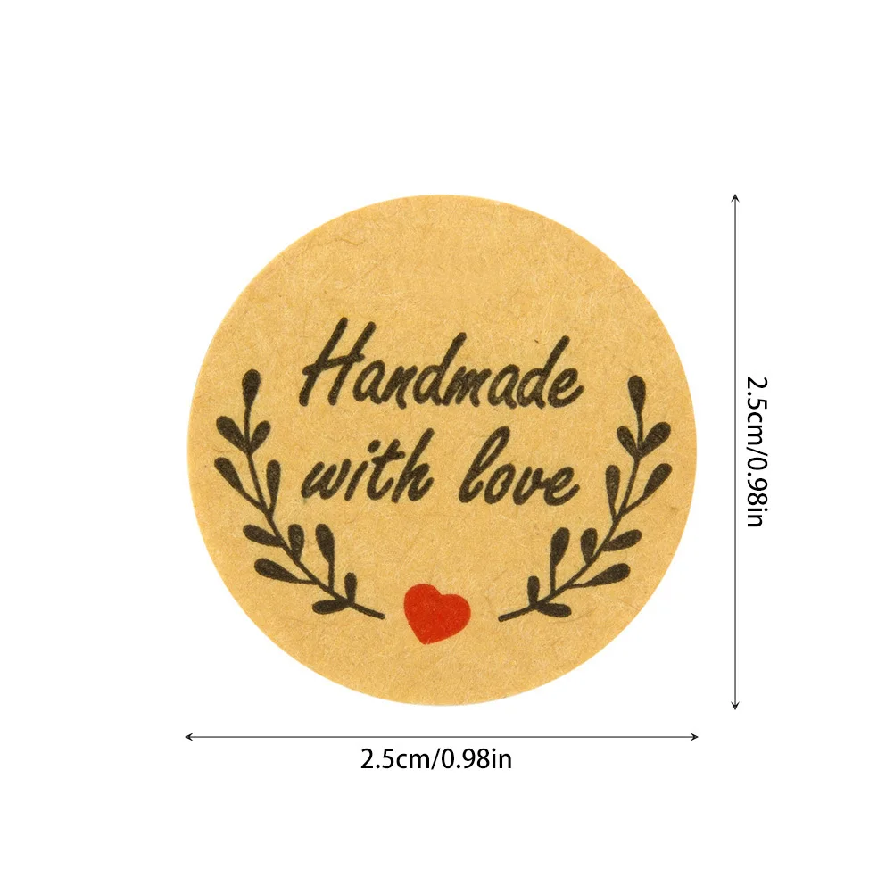 5 Rolls Yellow Holiday Stickers Gift Sealing Adhesive for Holiday Label Stickers Decorative Adhesive