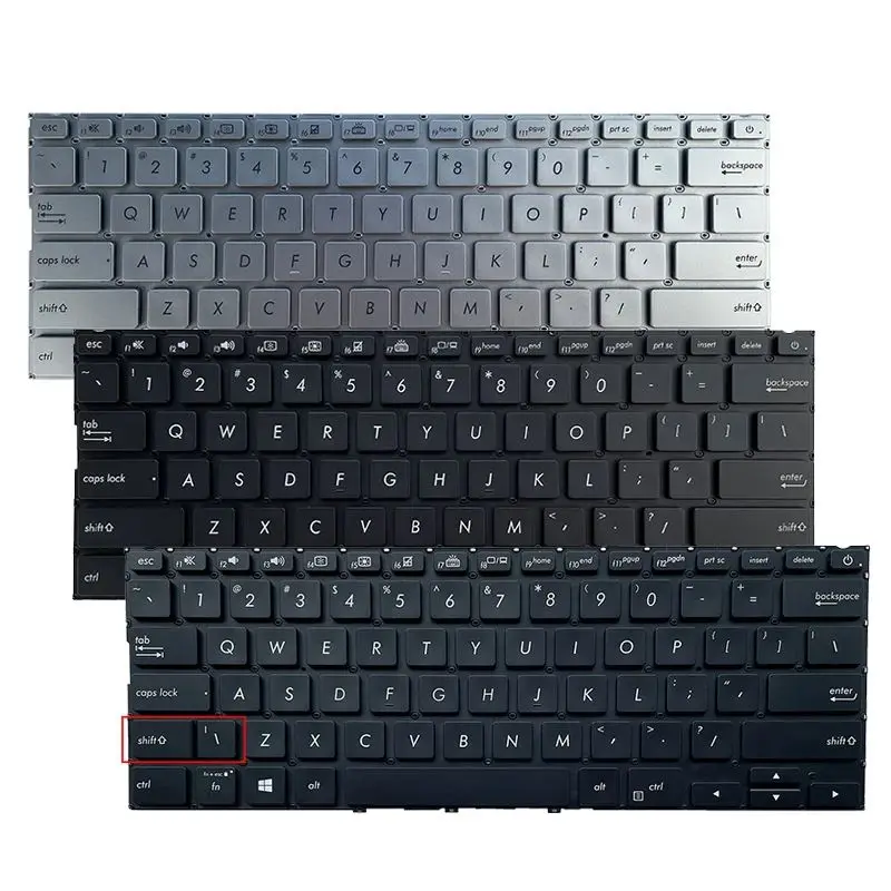 US Backlit Laptop keyboard for ASUS Zenbook 14 UX433FA UX433F UX433FN UX433 UX433FL UX434 U4300F English