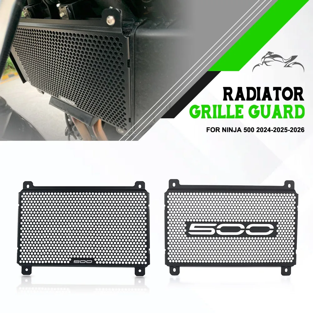 

2026 For Kawasaki Ninja 500 2024-2025-2026 Motorcycle Accessories High Quality Radiator Grille Guard Grill Mesh Protection Part
