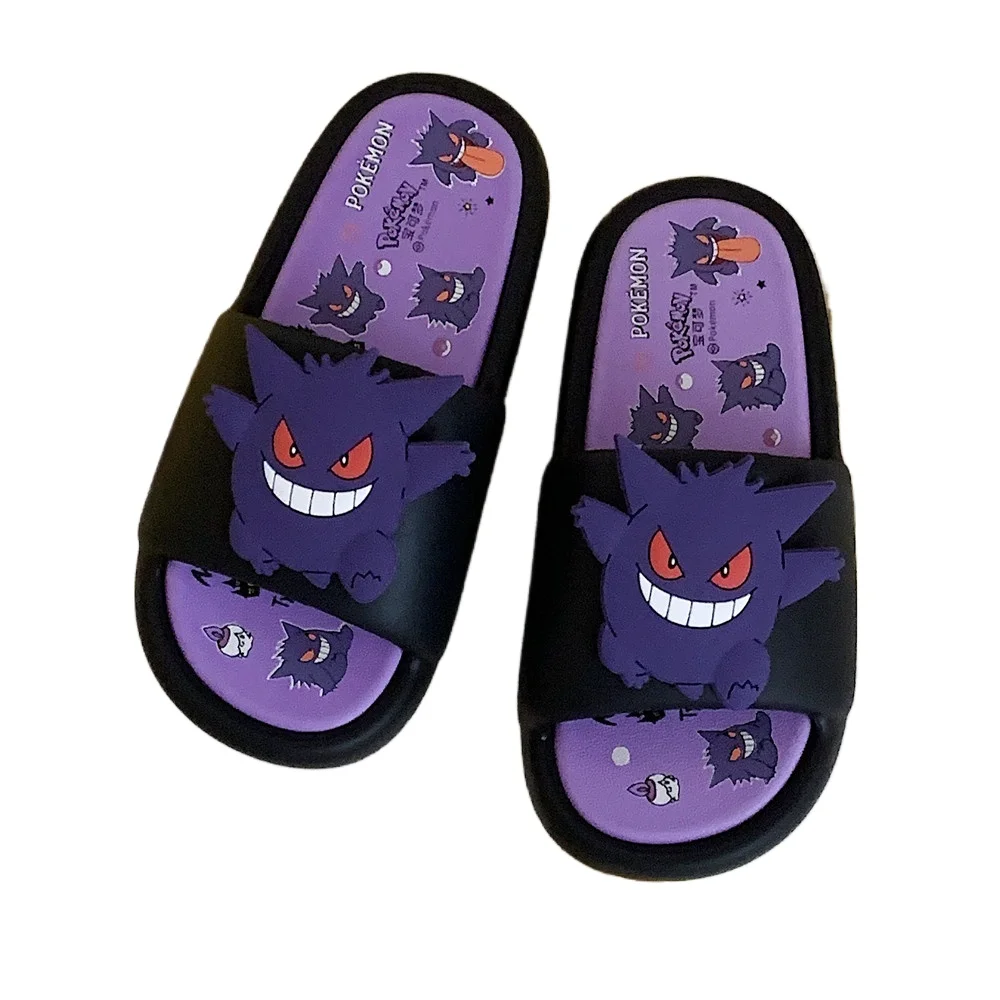 Gengar Hausschuhe Anime Cartoon Kawaii Nette Erwachsene Mann Frau Sommer Outdoor Sandalen Casual Atmungsaktive EVA Schuhe Hause Pantoffel Geschenk
