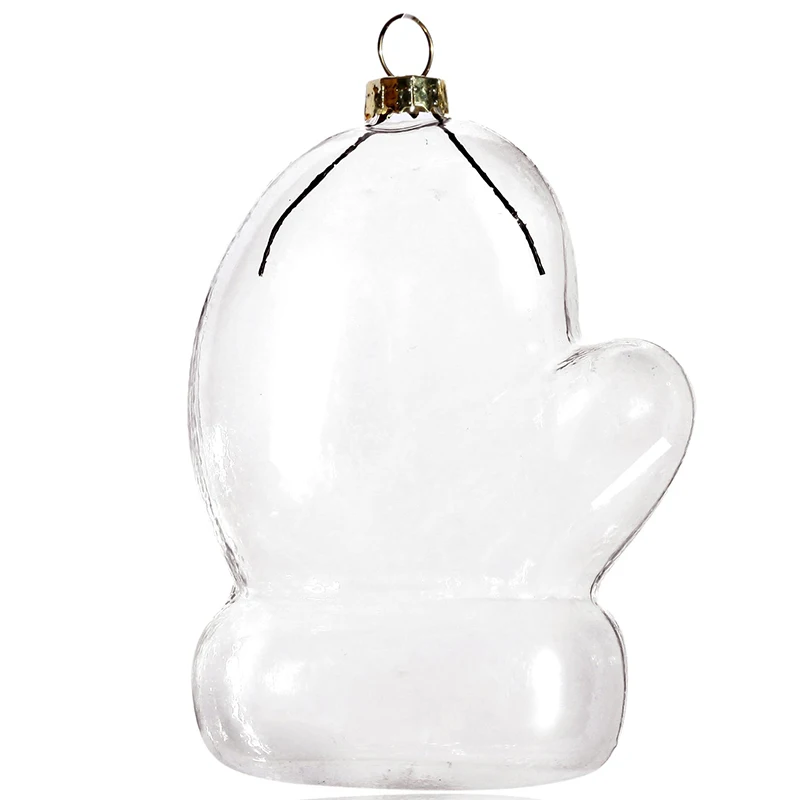 5 Pieces x DIY Paintable Home Wedding Christmas Xmas Decoration Ornament Ball 100mm Glass Glove