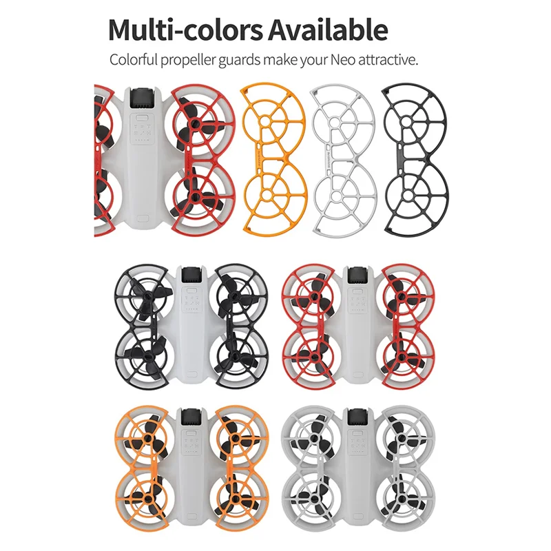 ABNR Propeller Guard For DJI Neo FPV Drone Shock Absorbing Propellers Protection Cover Drone Replacement Accessories