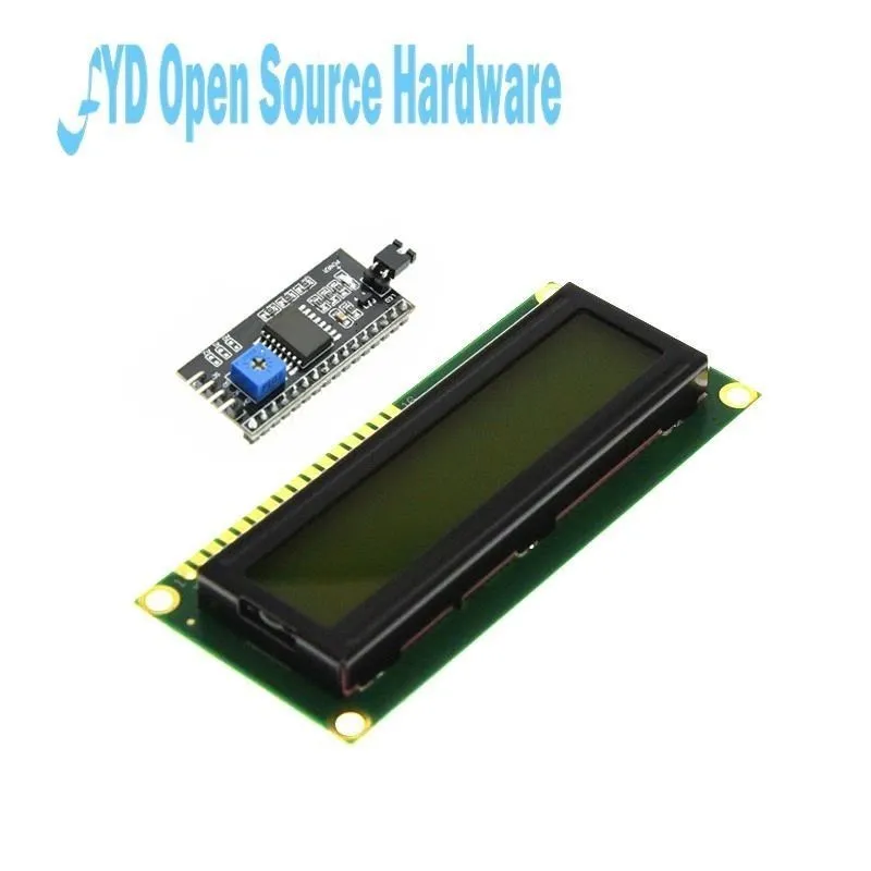 LCD Module 1602A / 2004A / 12864B LCD Display Module Blue Yellow-Green Screen Display IIC/I2C 5V for