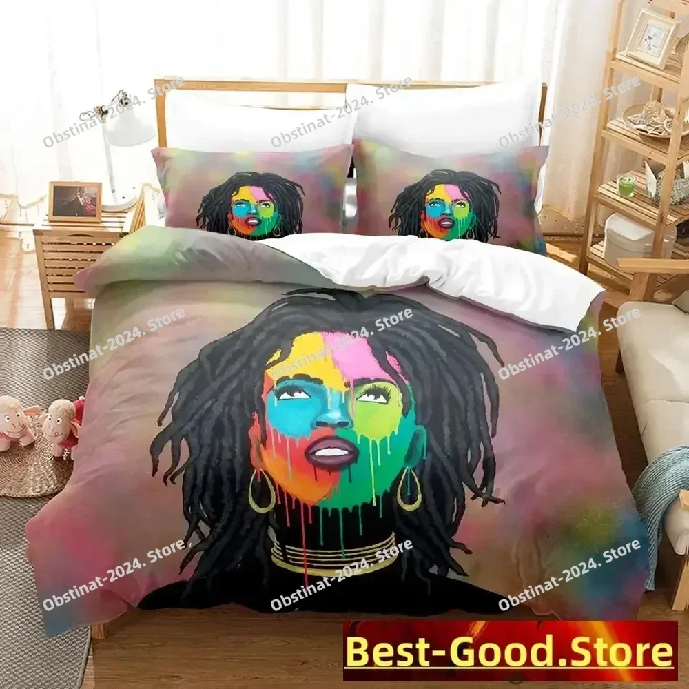 

2023 Lauryn Hill Bedding Set Single Twin Full Queen King Size Bed Set Adult Kid Bedroom Duvetcover Sets Anime parure de lit Bed