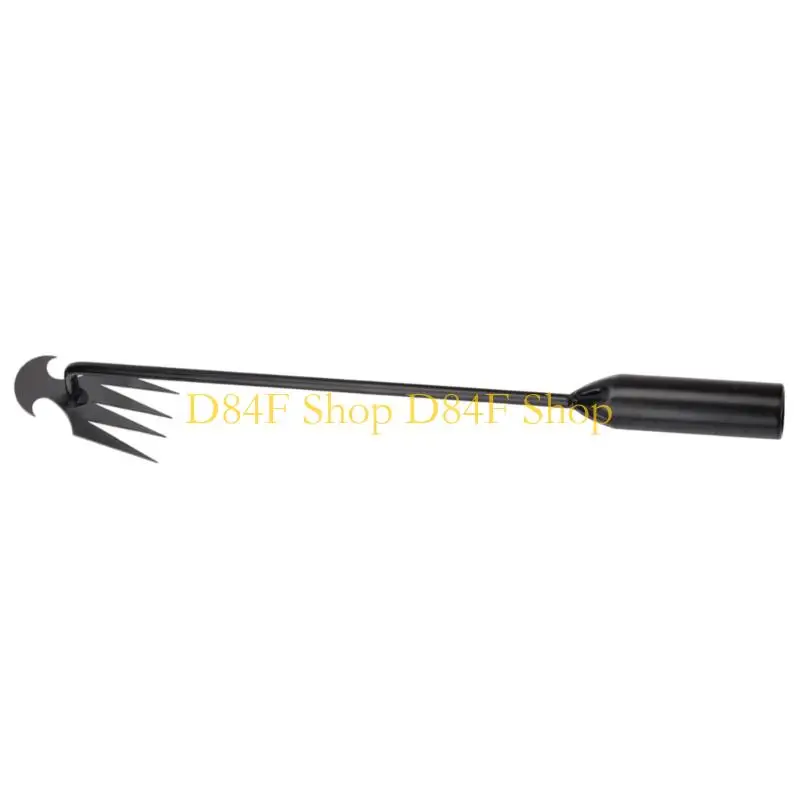 

D84F Hand Weeder Tool 4 Teeth Manganese Steel Lightweight Gardens Uprooting Planting