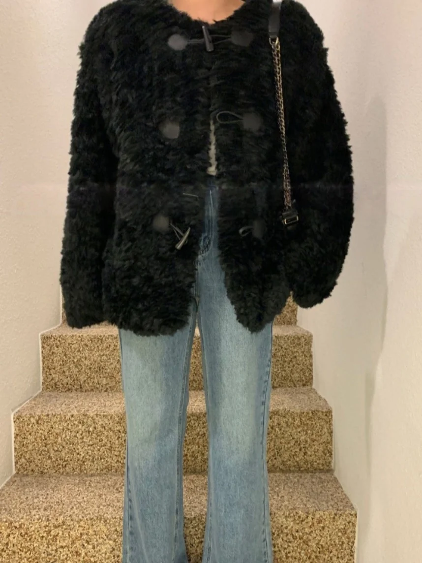 Faionable Versatile Cappotto di pelliccia imbottito in cotone da donna Caldo retrò di fascia alta invernale Jaet Pendolarismo Sle Primavera Autunno Inverno