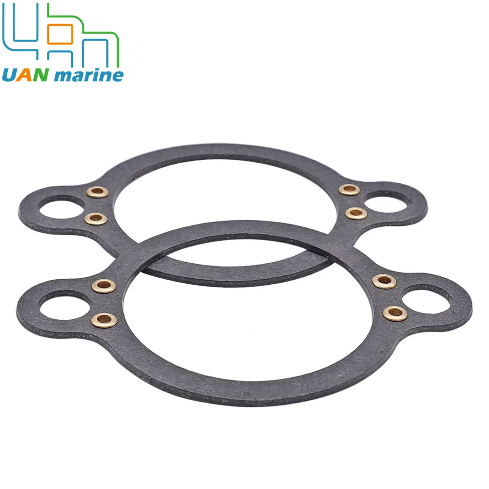 2 Pcs Thermostat Housing Gasket for Mercury Marine Mercruiser V6 V8 4.3 5.0 5.7 27-53045Q01