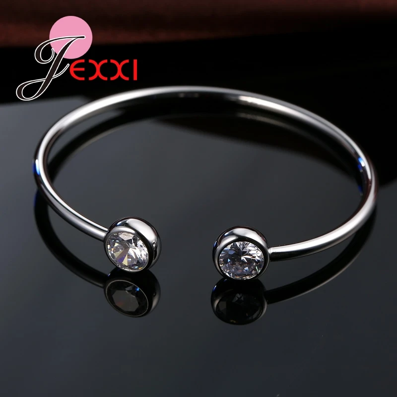 New Arrival Fashion 925 Sterling Silver Bracelet Bangles Women Fashion Jewelry With Top Quality CZ Fast Shipping