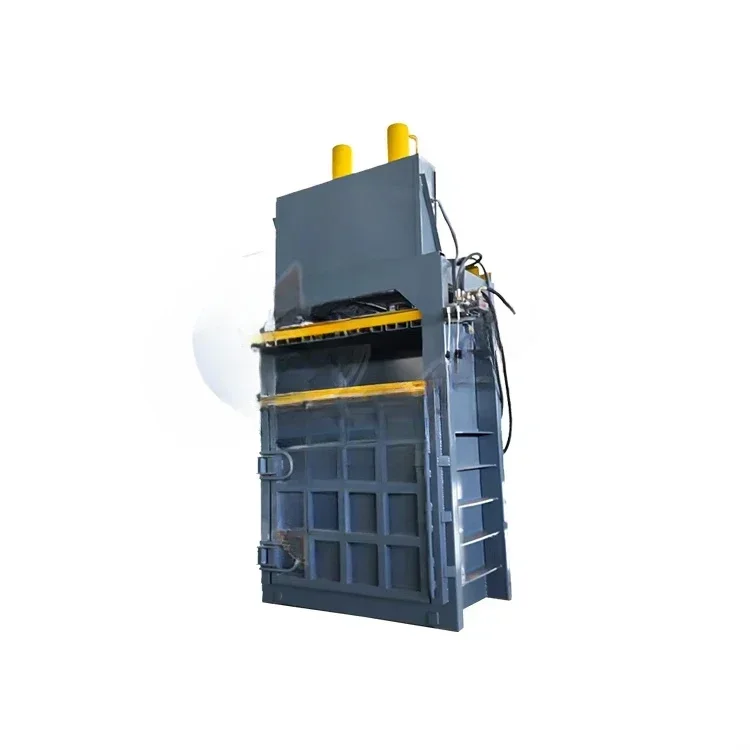 

%a Hydraulic Pet Bottle Cloth Scrap Tyre Clothes Cotton Waste Paper Leaf Hydraulic Press Baler Machine
