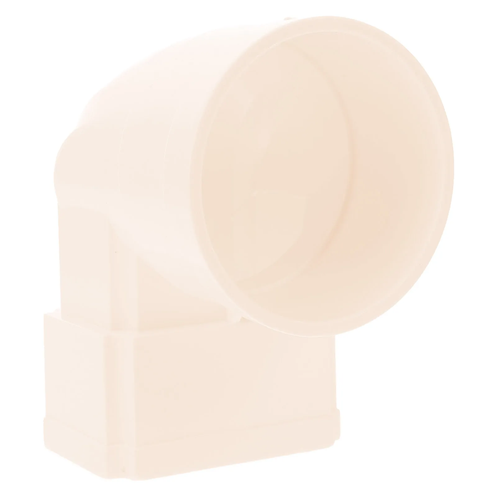 Conector de calha redonda quadrada, tubo universal de conector de calha plana para sistema de drenagem de telhado, material resistente