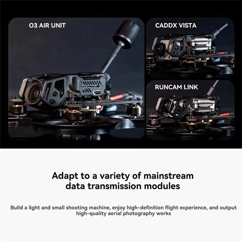 طقم تثبيت دعامة RISE-For BETAFPV Pavo20 HD VTX متوافق مع DJI O3 لأجزاء الطائرة بدون طيار FPV مقاس 2 بوصة B