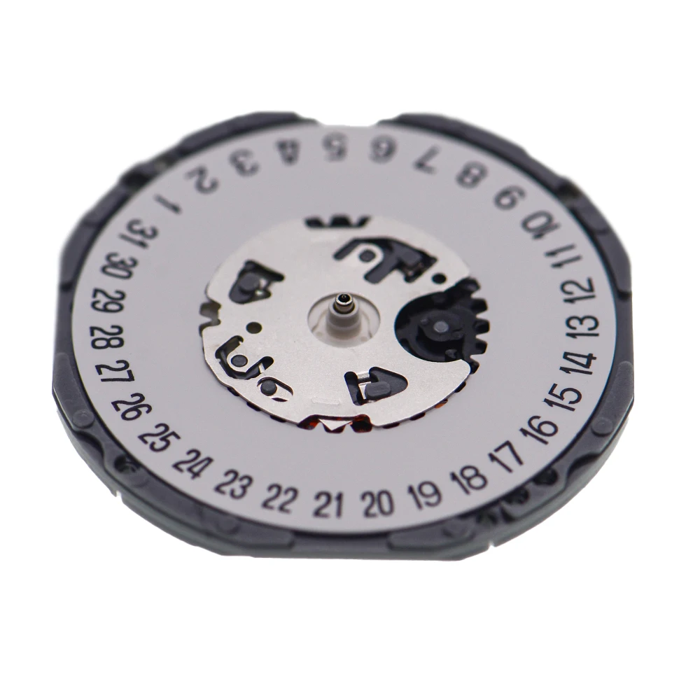 TMI-VJ32B حركة الكوارتز ، اليابانية ثلاثة الأيدي ، اكسسوارات التقويم ، إصلاح أجزاء ، القياسية مع عرض التاريخ ، VJ32B ، D-6