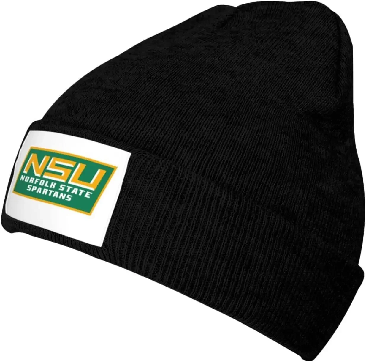 Norfolk A State University Logo Unisex Adult Knit Knit Hat Cap for Men Women Warm Snug Hat Cap