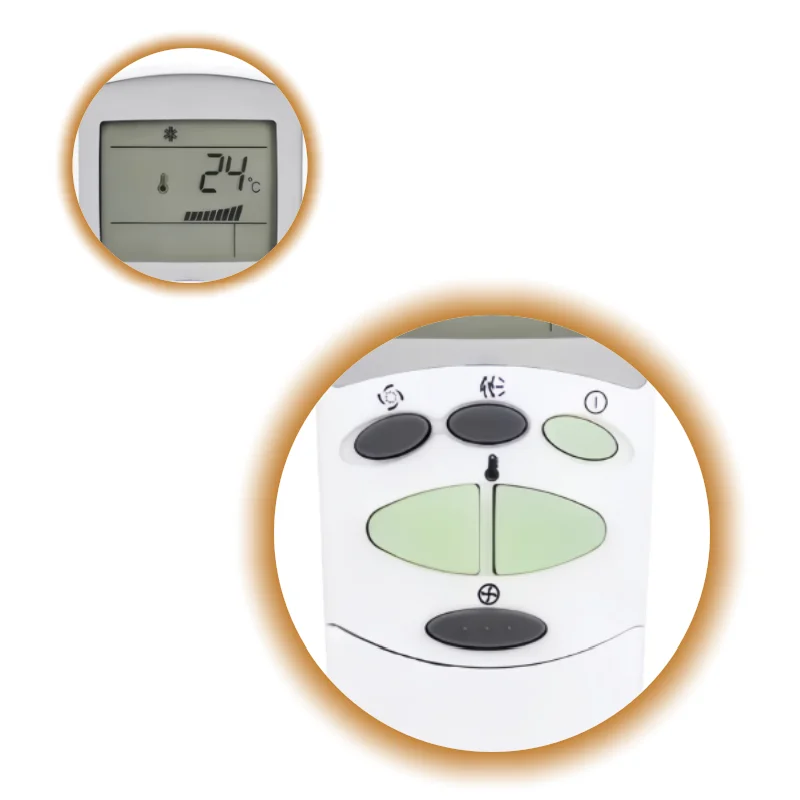 

Universal AC Remote Controller, Premium Replacement for 6711A90032L, Multi-Functional Infrared Air Conditioner Remote