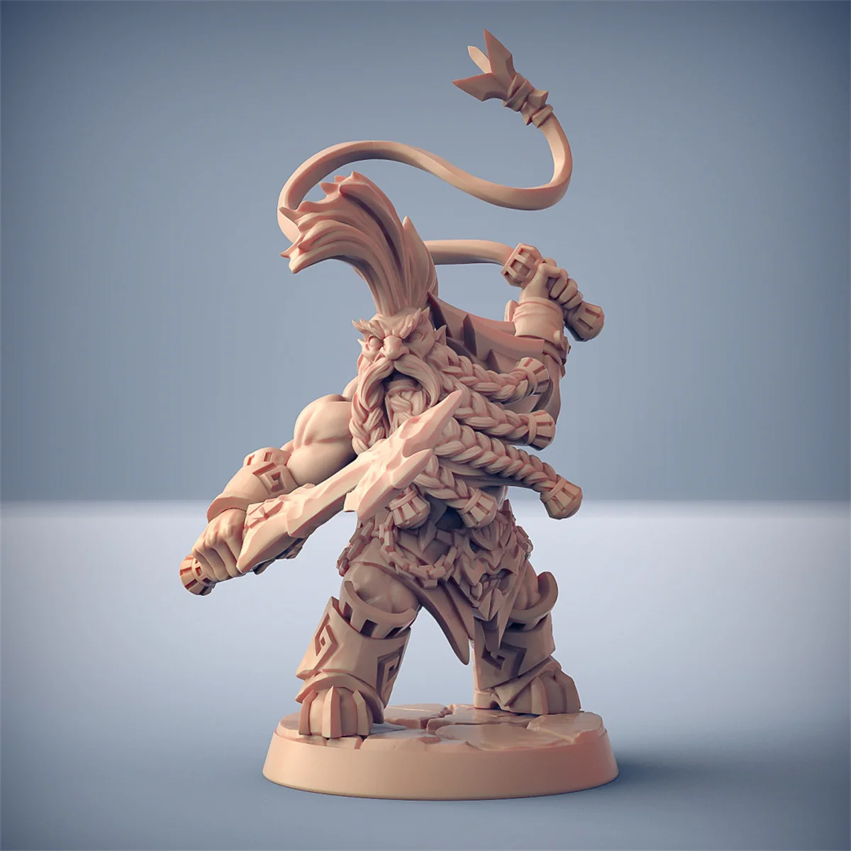 Modelli microscopici di stampa 3D strize Dark Flame Dwarf 】 Berserker Forging Master Enforcer Pieces modello di gioco da tavolo