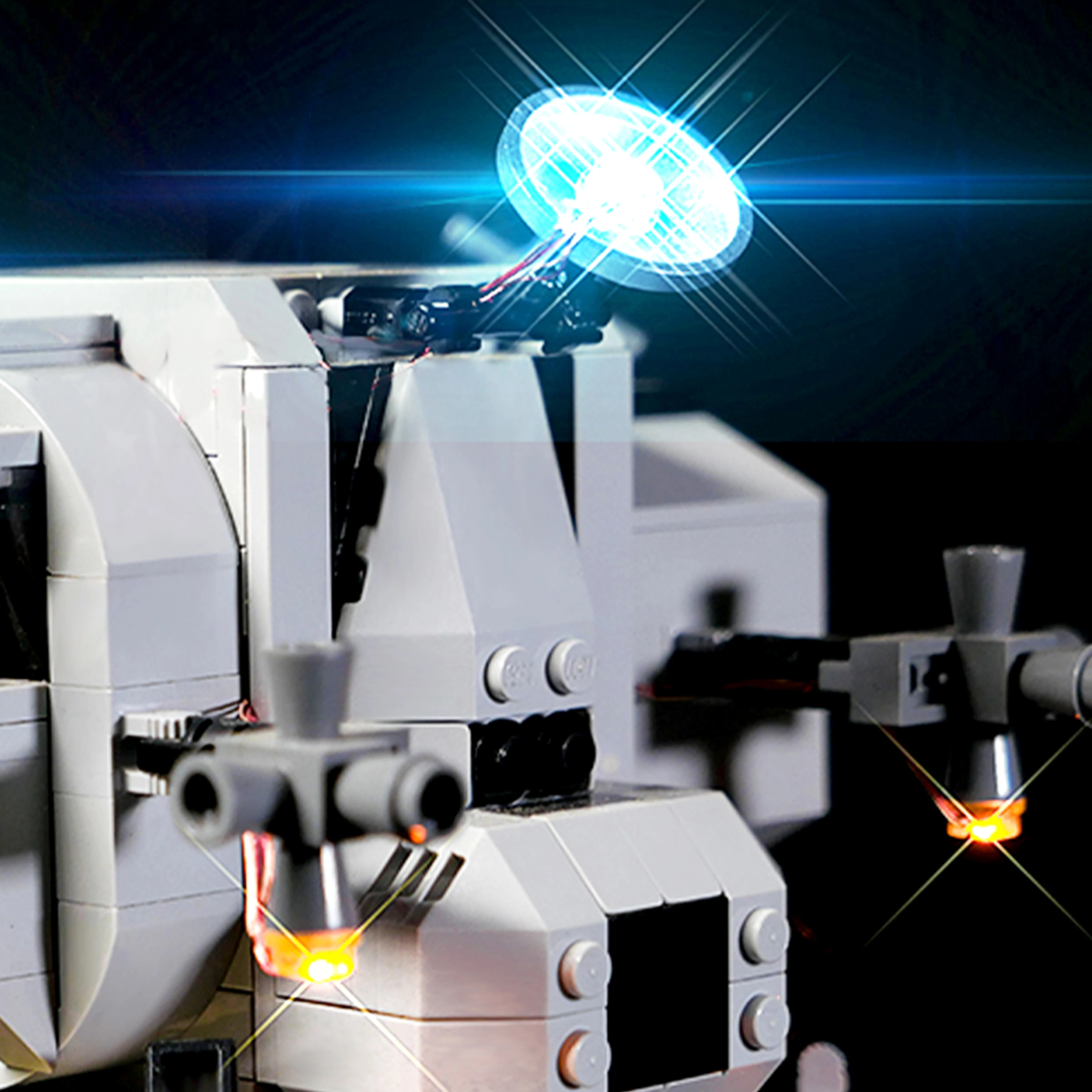 LED Lighting Kit Compatible with 10266 NASA Apollo 11 Lunar Lander Building Blocks Model Decorative Light Set for Display
