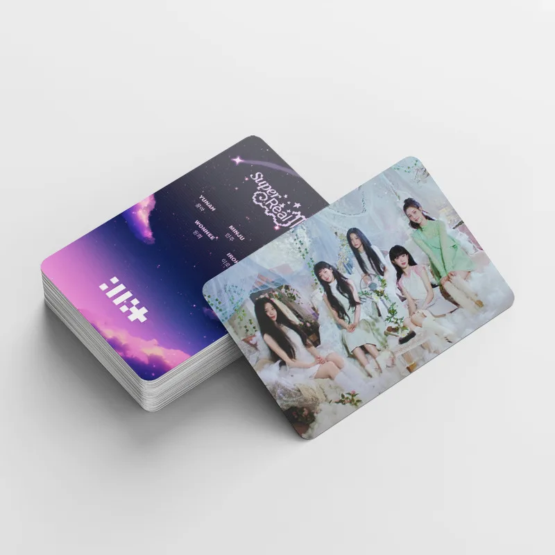 92A Girlgroup ILLIT Total Chain Neues Album BOMB Doppelseitige Promi-Fotokarten-Aufkleber Lomo-Karte – Detail 31