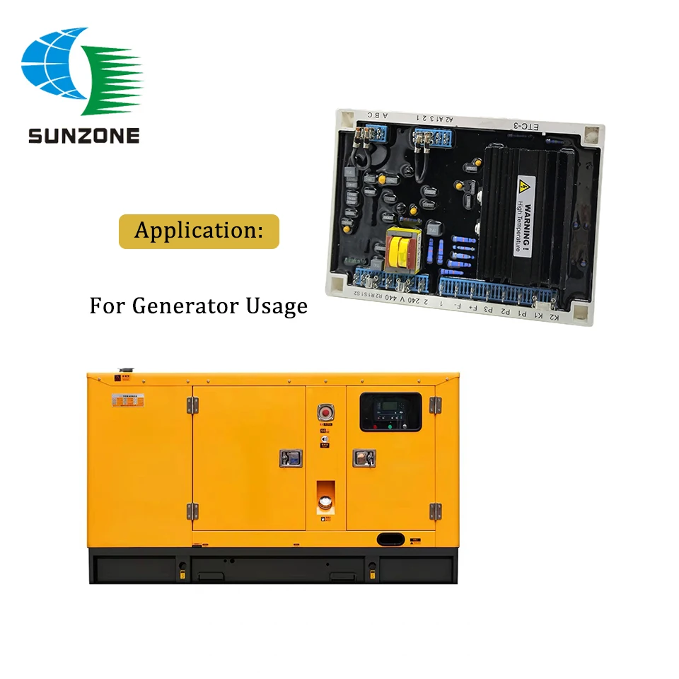 Automatic Voltage Regulator ETC-3 ETC-2 ETC-N1 Power Supply Stabilizer EVOTEC AVR For Diesel Generator Control Voltage Board