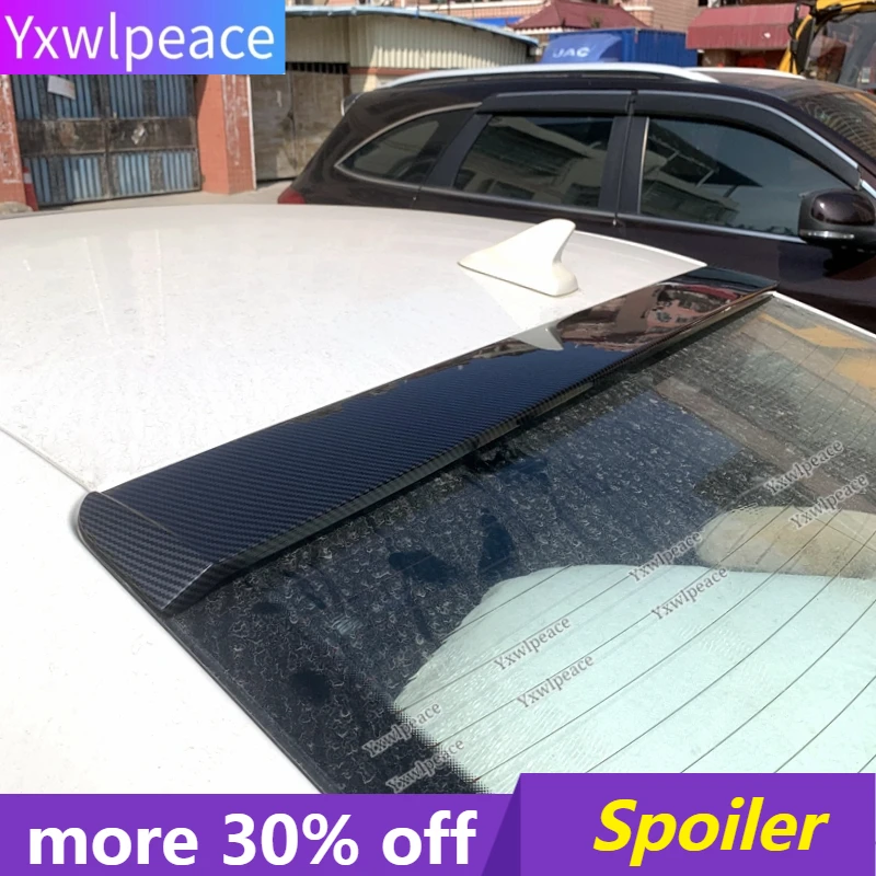 For Volkswagen VW Jetta Mk6 Spoiler 2012-2018 ABS Plastic Primer Color Rear Window Roof Spoiler Wing Body Kit Accessories